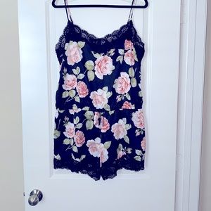 New York and Company Floral Romper